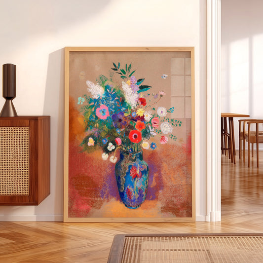 Odilon Redon Flowers in a Vase Art Print – Vintage Floral Wall Decor — artwork preview 5