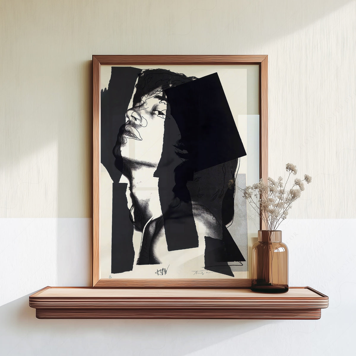 Andy Warhol Mick Jagger Portrait Print – Pop Art Wall Decor Poster — artwork preview 18