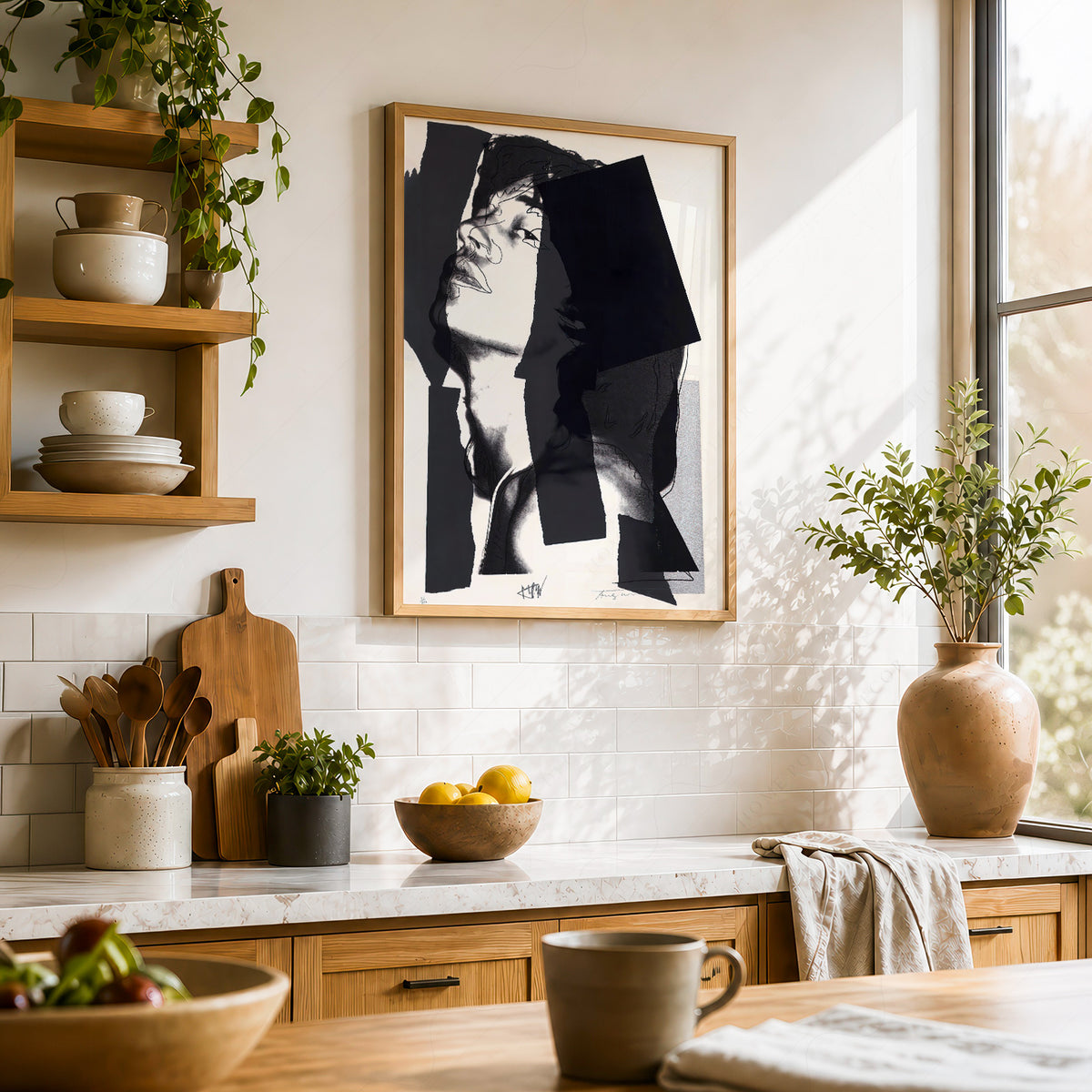 Andy Warhol Mick Jagger Portrait Print – Pop Art Wall Decor Poster — artwork preview 23