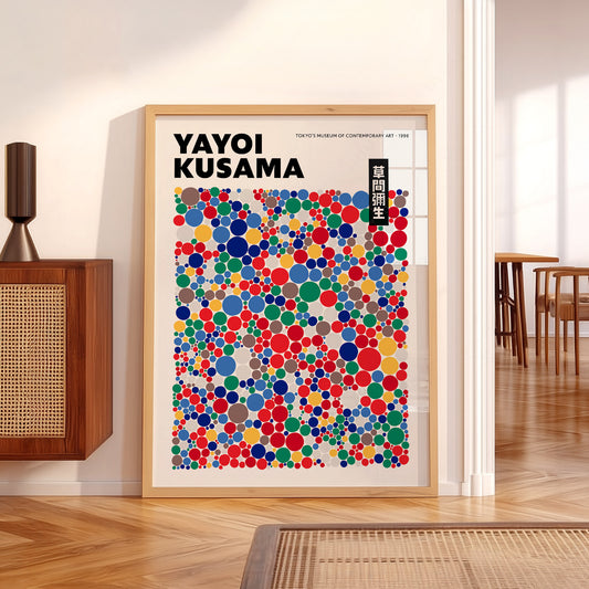 Yayoi Kusama Polka Dot Art Print – Colorful Japanese Pop Art Poster – 39-38 — artwork preview 5