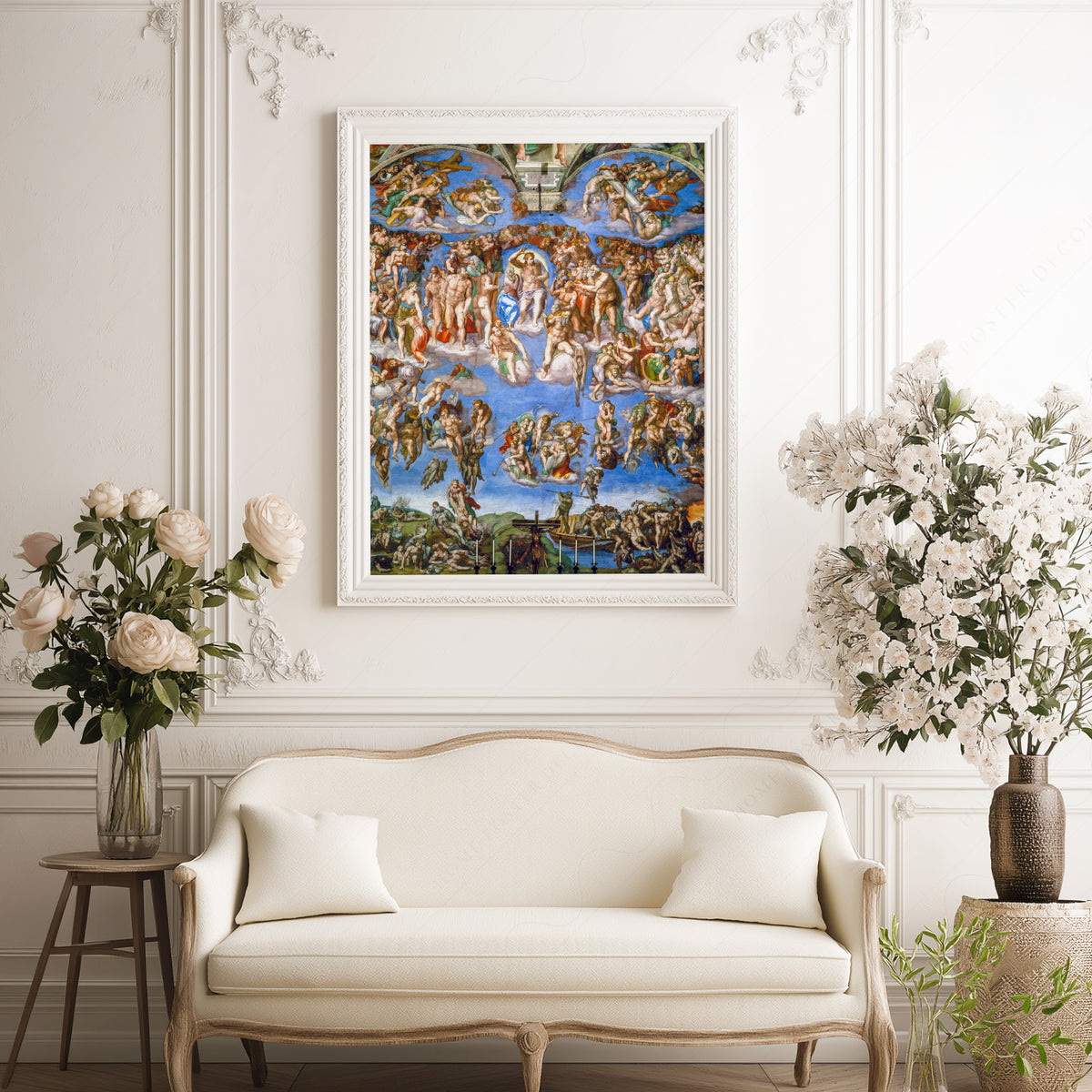 Michelangelo The Last Judgment Art Print – Renaissance Masterpiece Poster – 60-01 — artwork preview 17