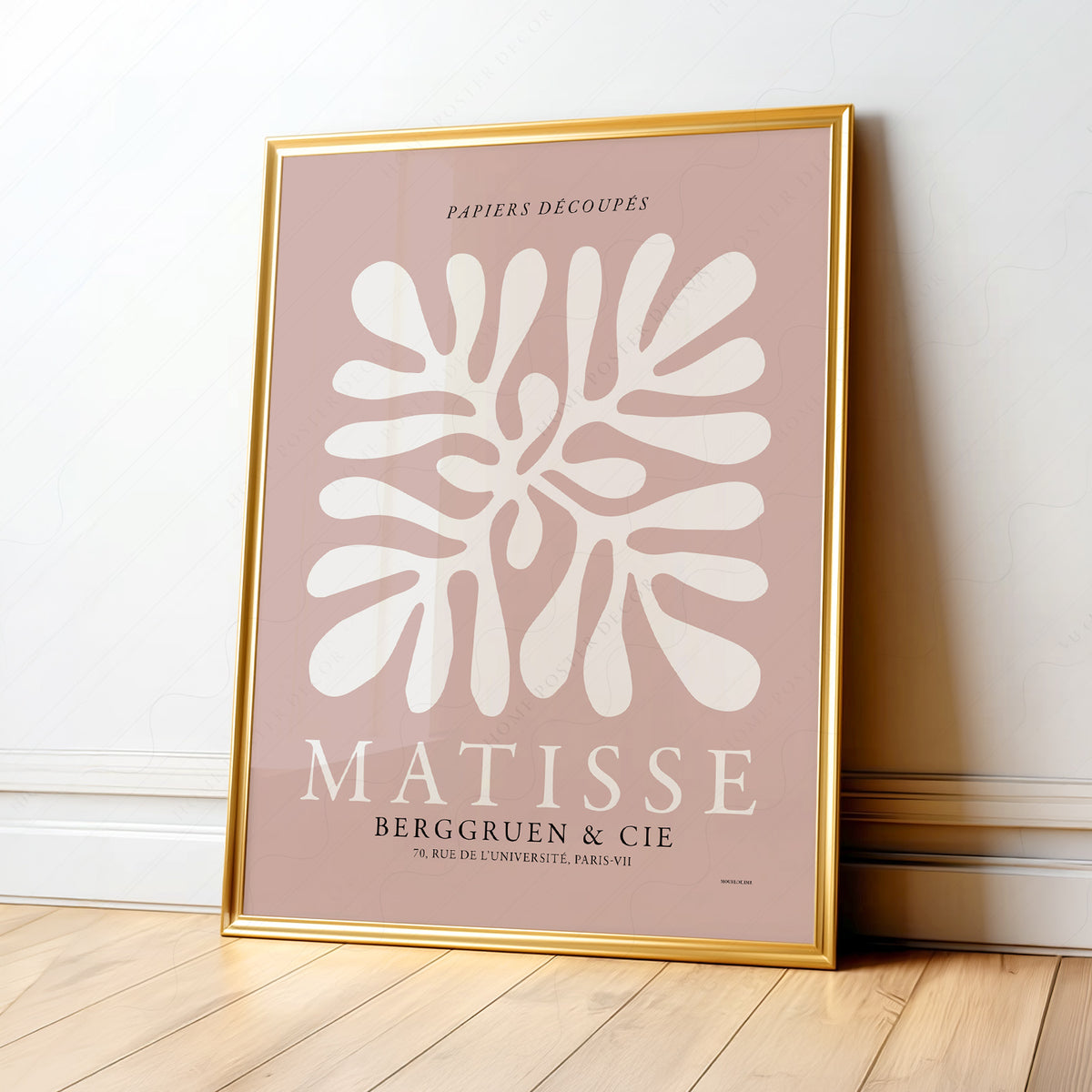 Henri Matisse Papiers Découpés Exhibition Poster – Modern Wall Art Print – 01-09 — artwork preview 1