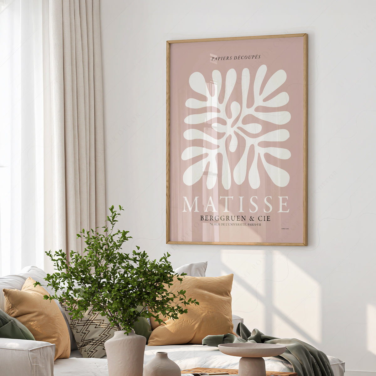 Henri Matisse Papiers Découpés Exhibition Poster – Modern Wall Art Print – 01-09 — artwork preview 6