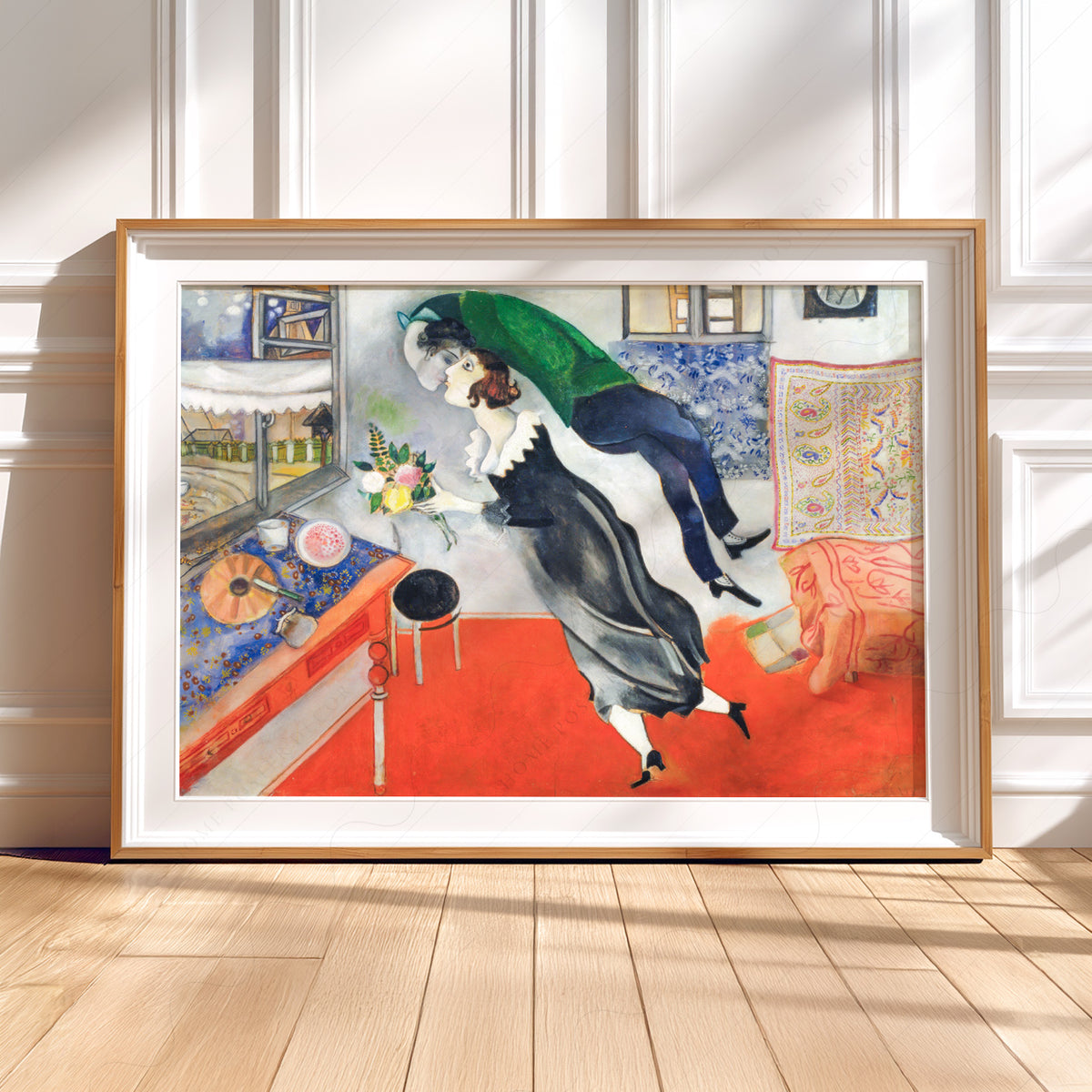 Marc Chagall The Birthday Art Print — artwork preview 5
