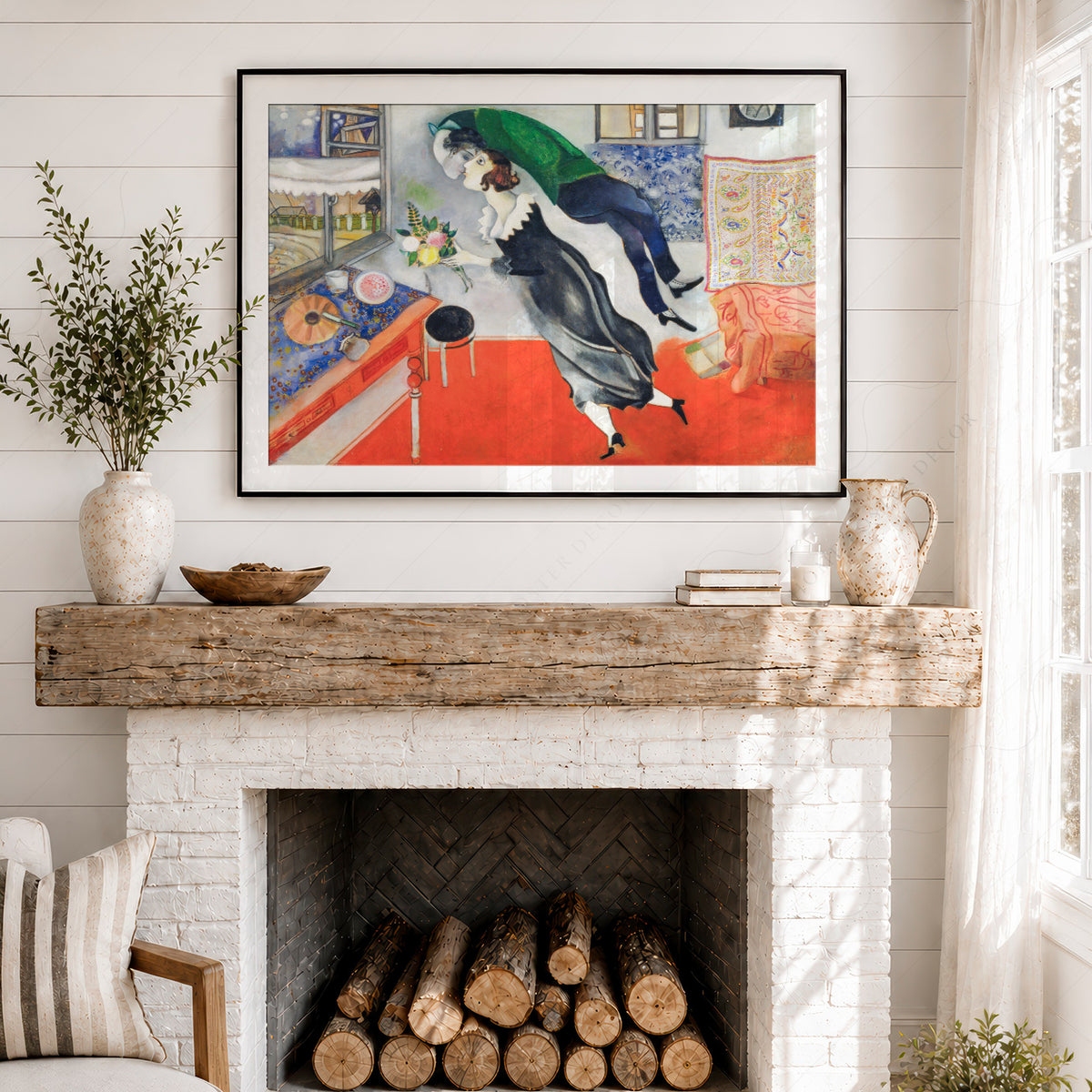 Marc Chagall The Birthday Art Print — artwork preview 18