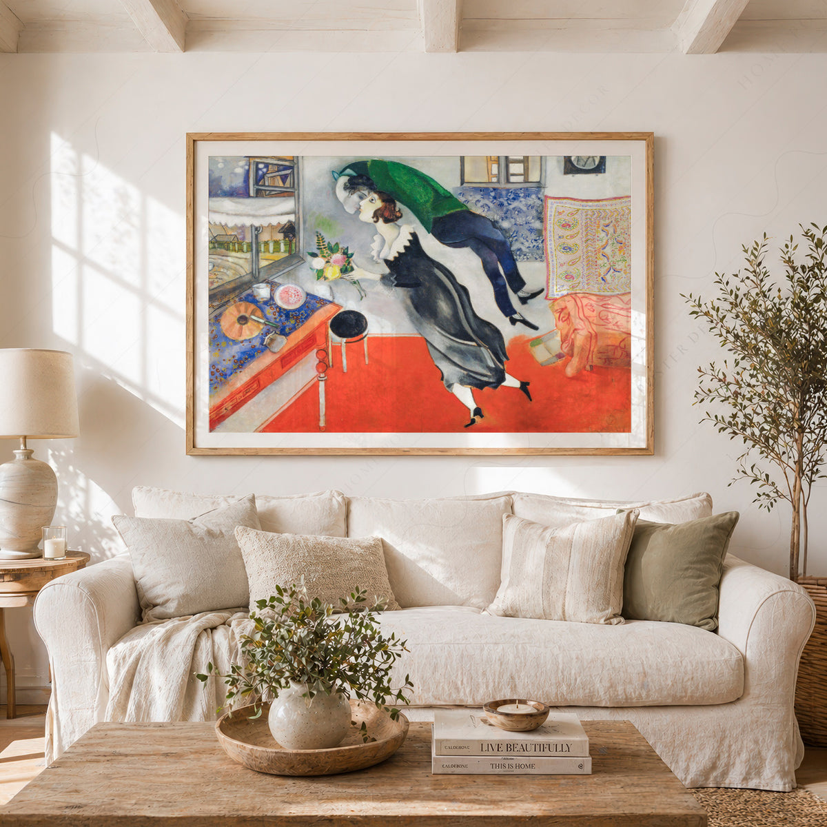 Marc Chagall The Birthday Art Print — artwork preview 23