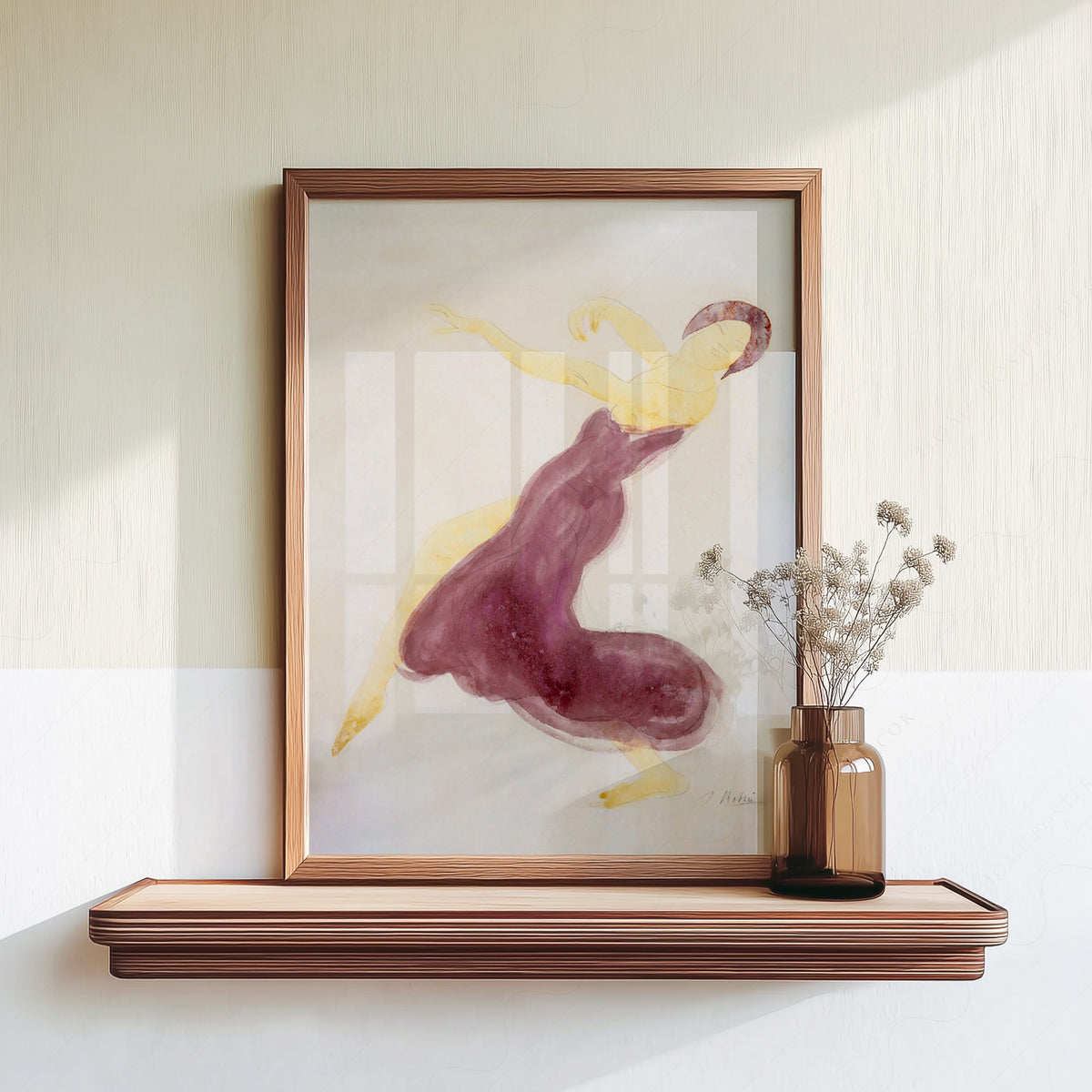 Auguste Rodin Dancer in Purple Art Print — artwork preview 18