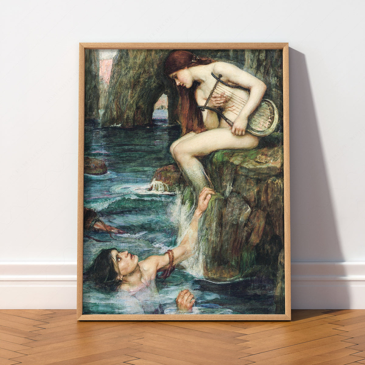 John William Waterhouse The Siren Art Print — artwork preview 2