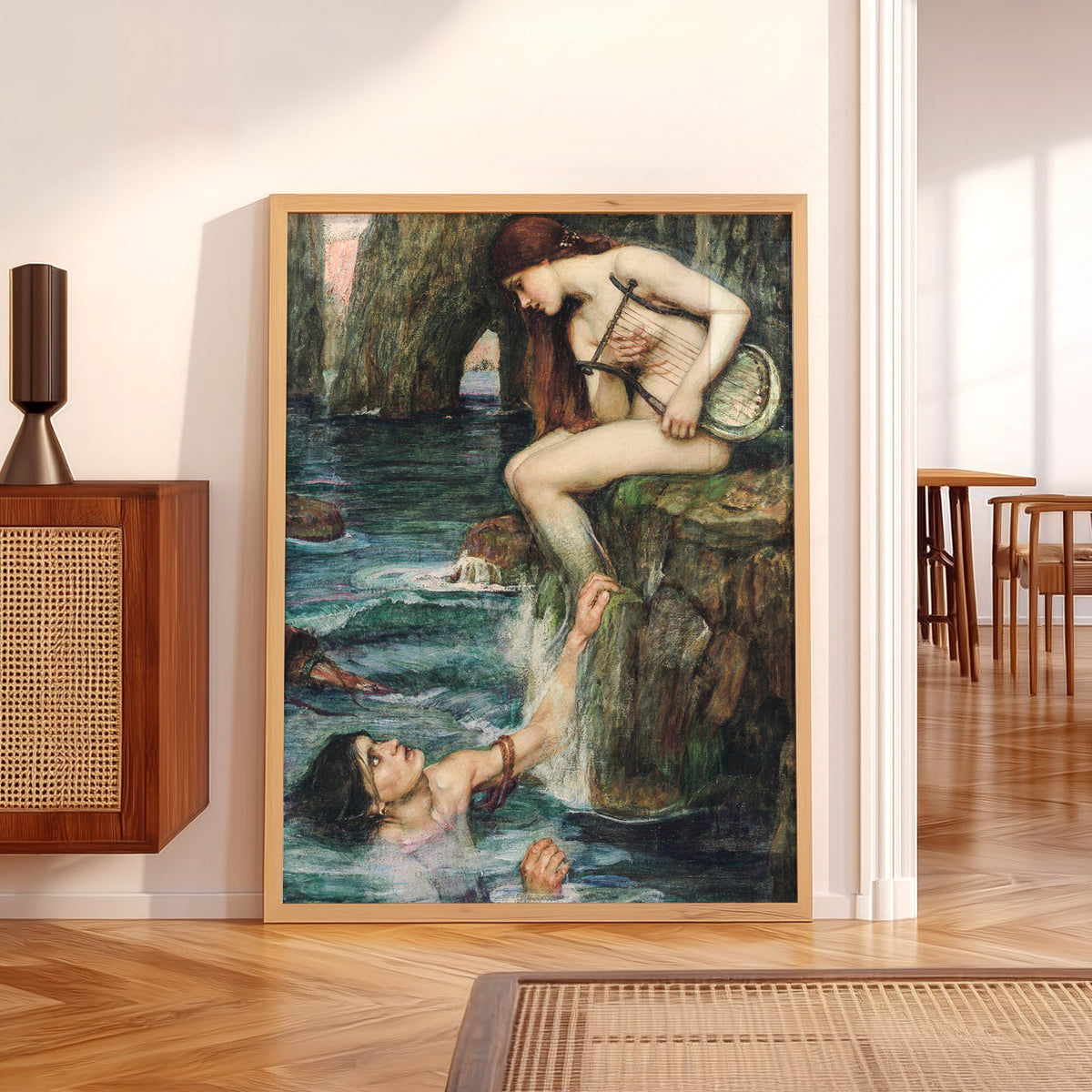 John William Waterhouse The Siren Art Print — artwork preview 5