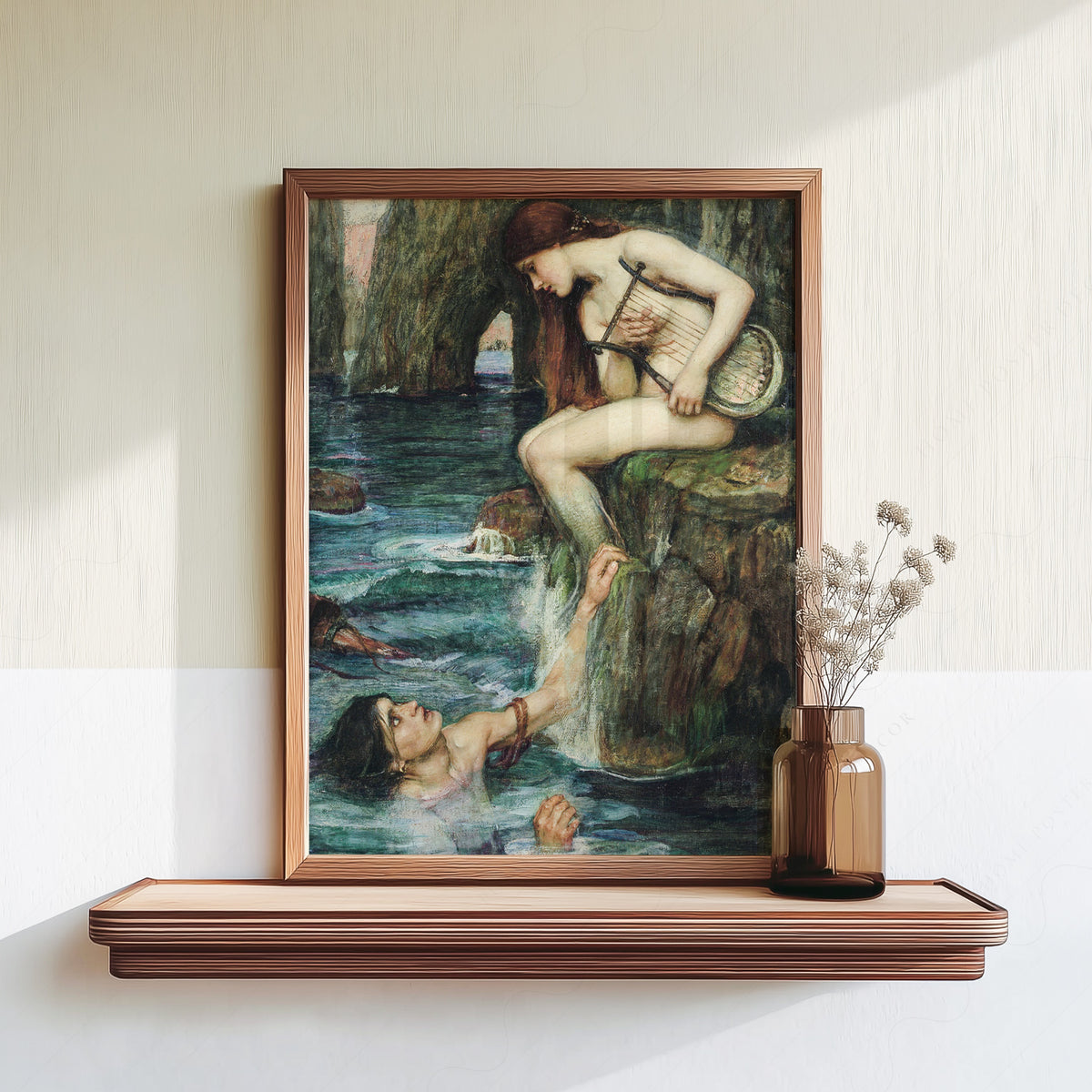 John William Waterhouse The Siren Art Print — artwork preview 18
