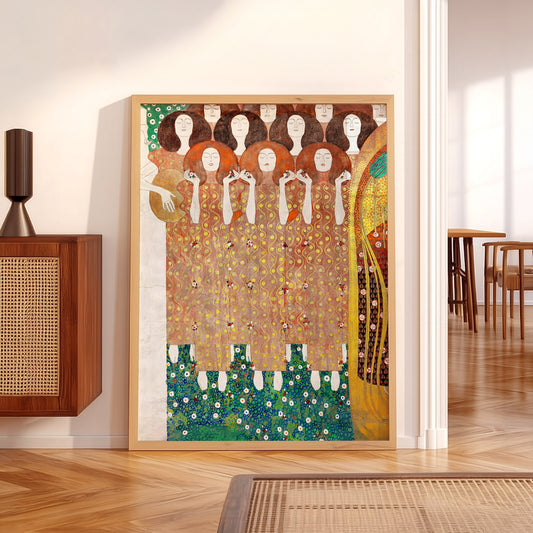 Gustav Klimt Beethoven Frieze Art Print – Art Nouveau Wall Poster — artwork preview 5
