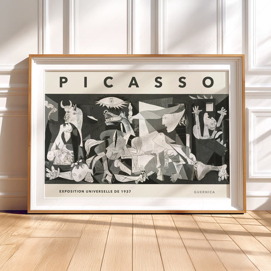 Pablo Picasso Guernica Exhibition Poster – Cubist Wall Art Print — artwork preview 5