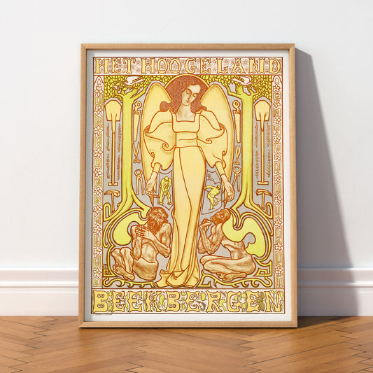 Jan Toorop Golden Decorative Figure Poster Art Print — artwork preview 2