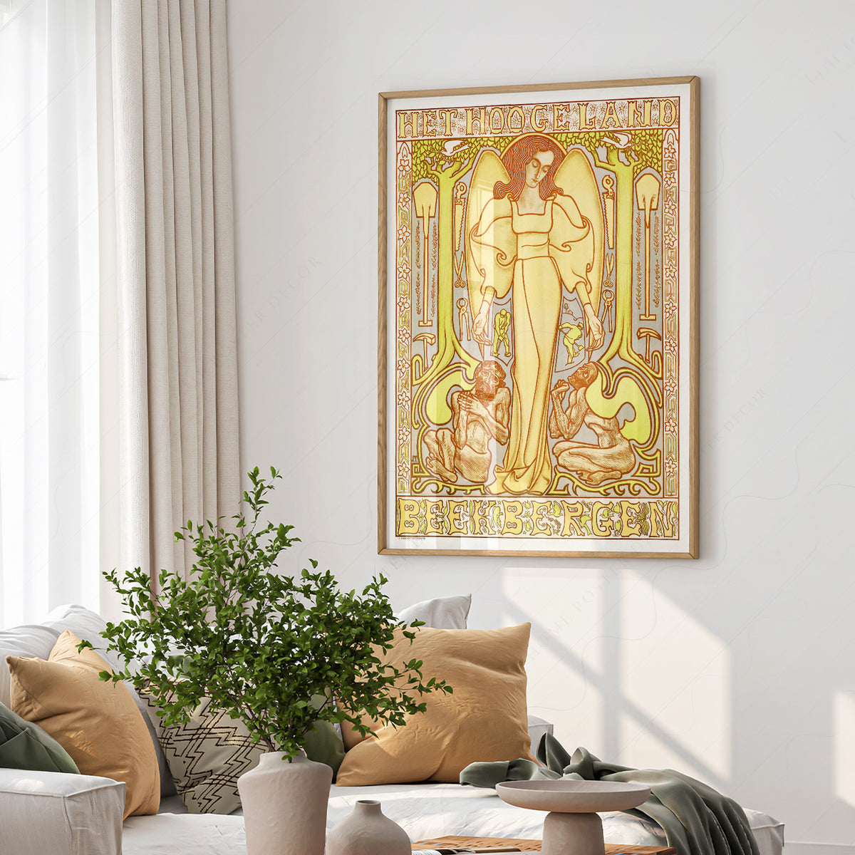 Jan Toorop Golden Decorative Figure Poster Art Print — artwork preview 6