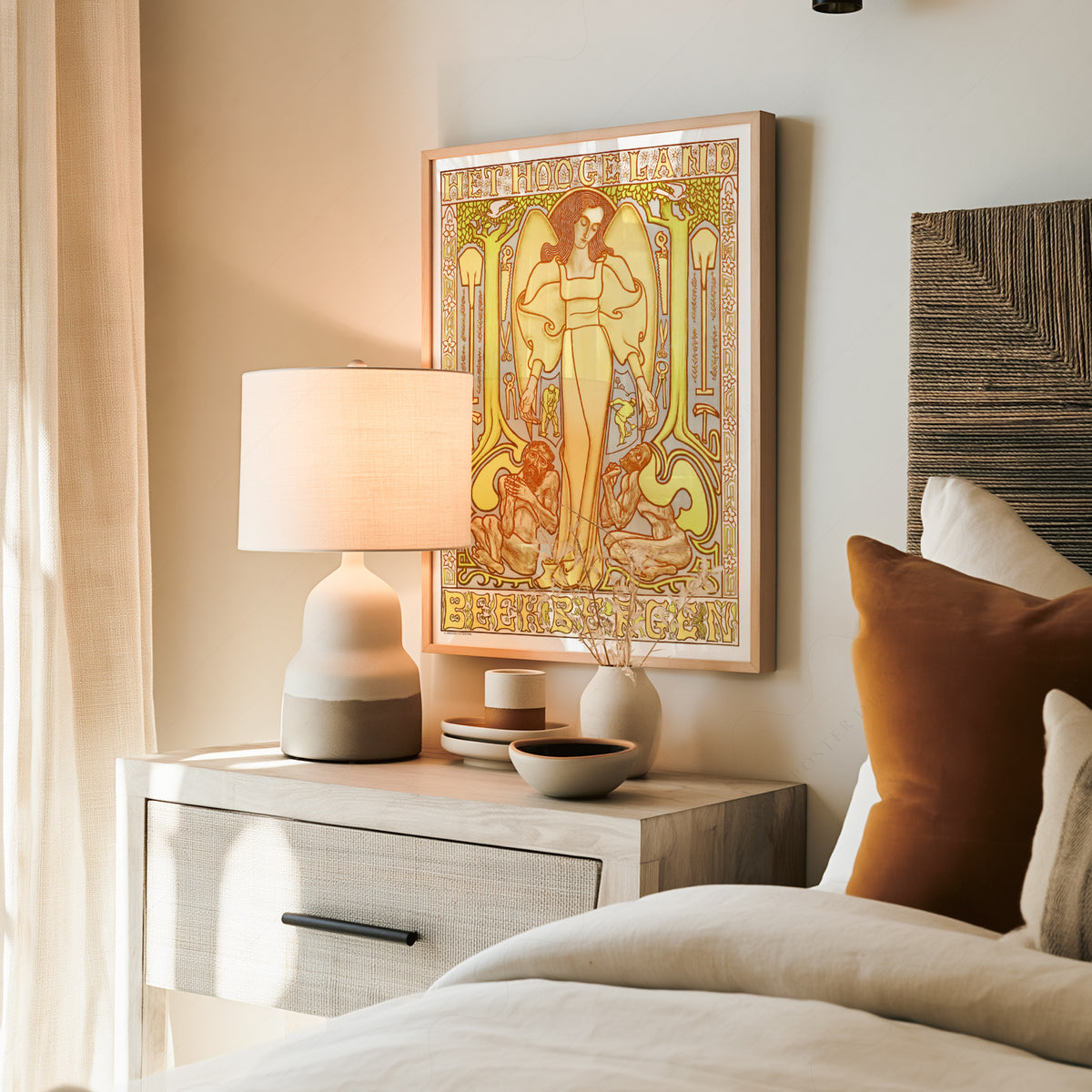 Jan Toorop Golden Decorative Figure Poster Art Print — artwork preview 19