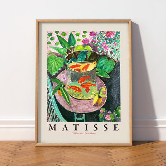Henri Matisse Goldfish Art Print – Museum Wall Art Poster Decor — artwork preview 2