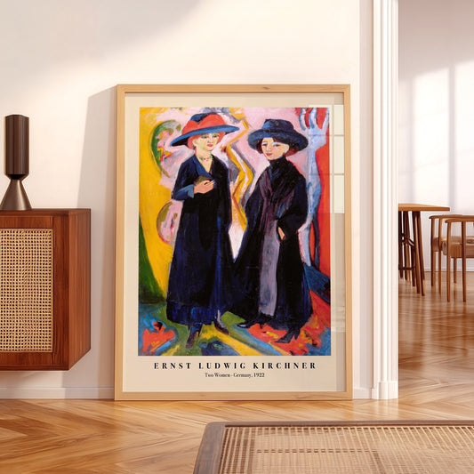 Ernst Ludwig Kirchner Two Women Exhibition Poster Art Print — artwork preview 5