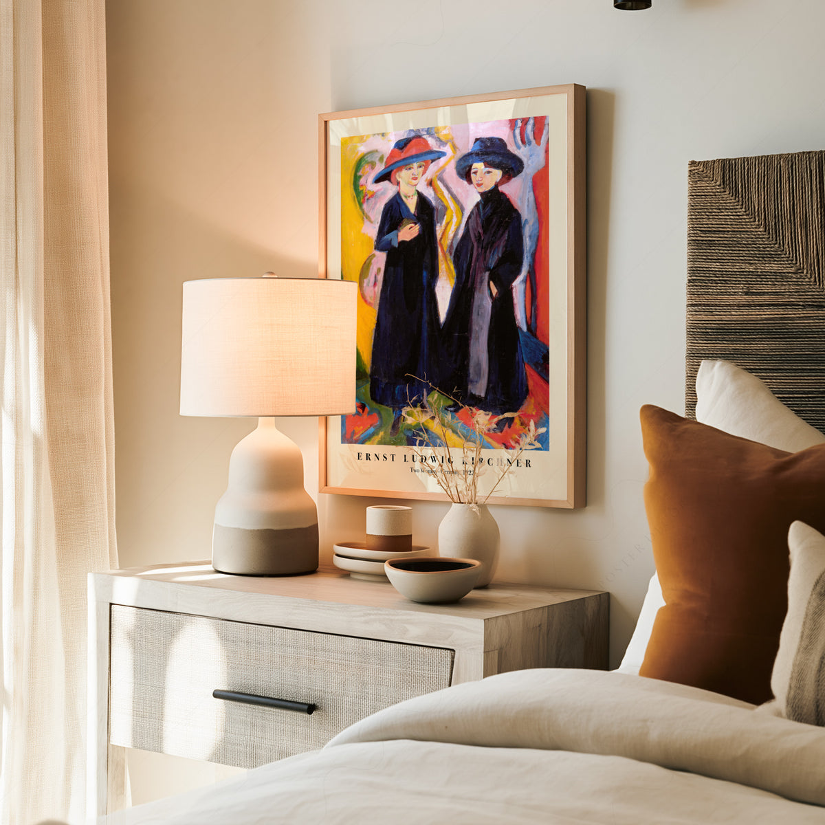 Ernst Ludwig Kirchner Two Women Exhibition Poster Art Print — artwork preview 19