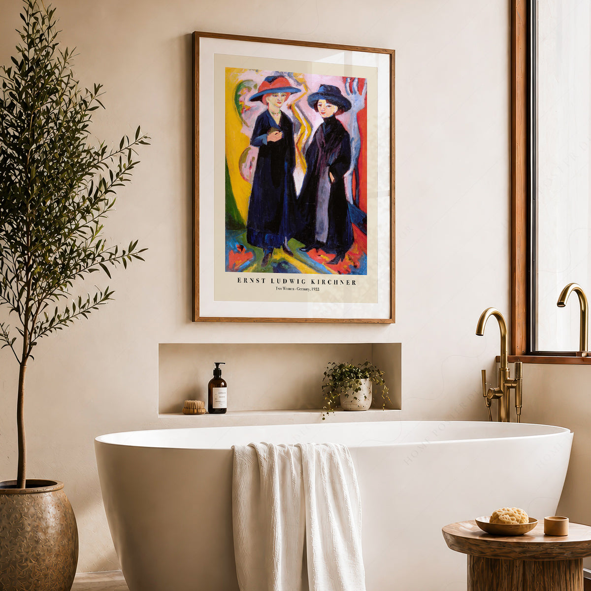 Ernst Ludwig Kirchner Two Women Exhibition Poster Art Print — artwork preview 22
