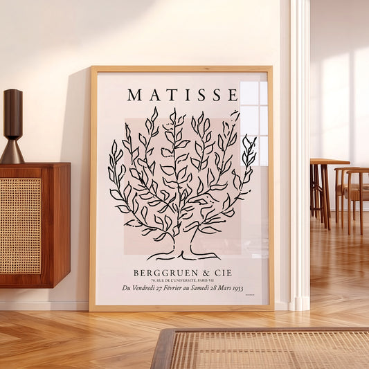 Henri Matisse Le Platane Exhibition Poster – Minimalist Botanical Art — artwork preview 5