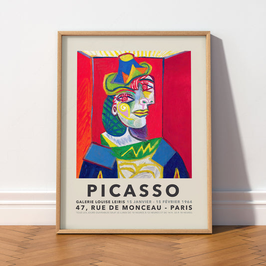 Pablo Picasso Buste de Femme 1938 Art Print – Cubist Wall Poster — artwork preview 2