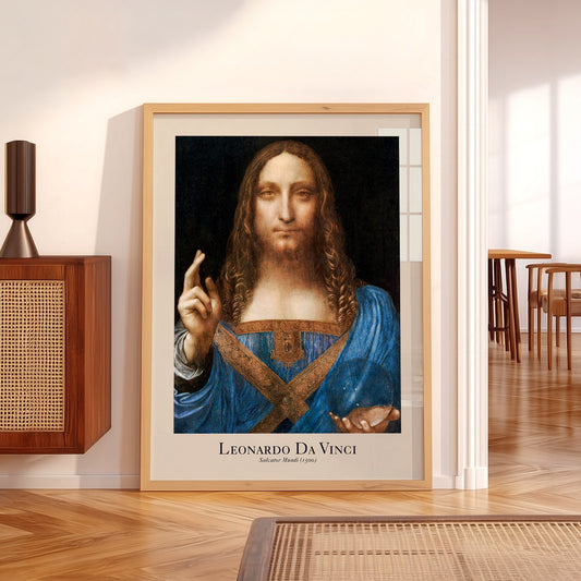 Leonardo da Vinci Salvator Mundi Art Print – Renaissance Wall Art Poster — artwork preview 5
