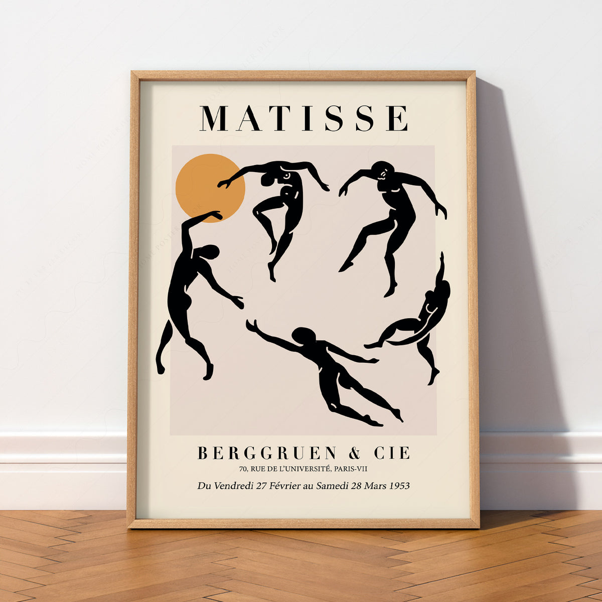 Henri Matisse Black Dancing Figures Art Print — artwork preview 2