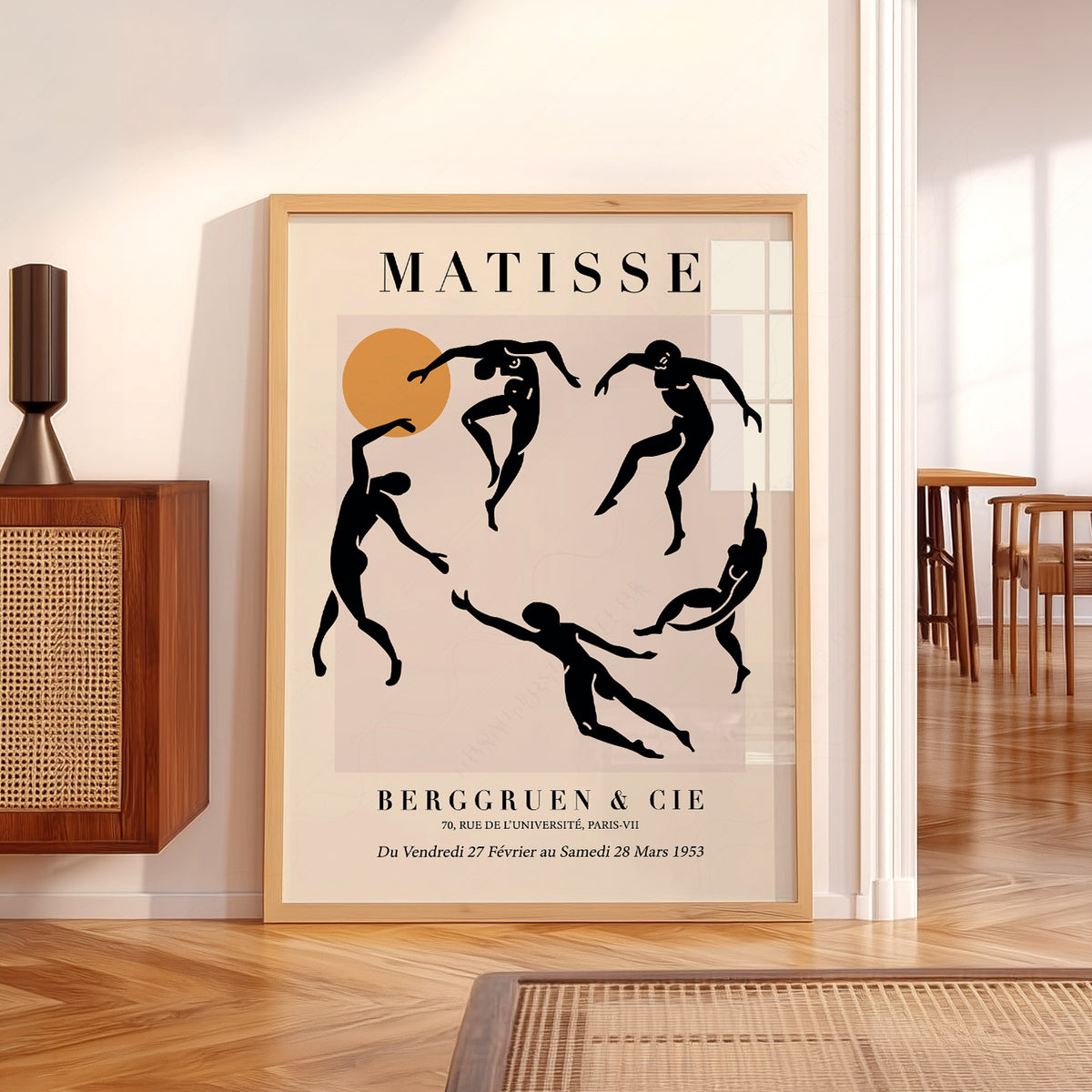 Henri Matisse Black Dancing Figures Art Print — artwork preview 5