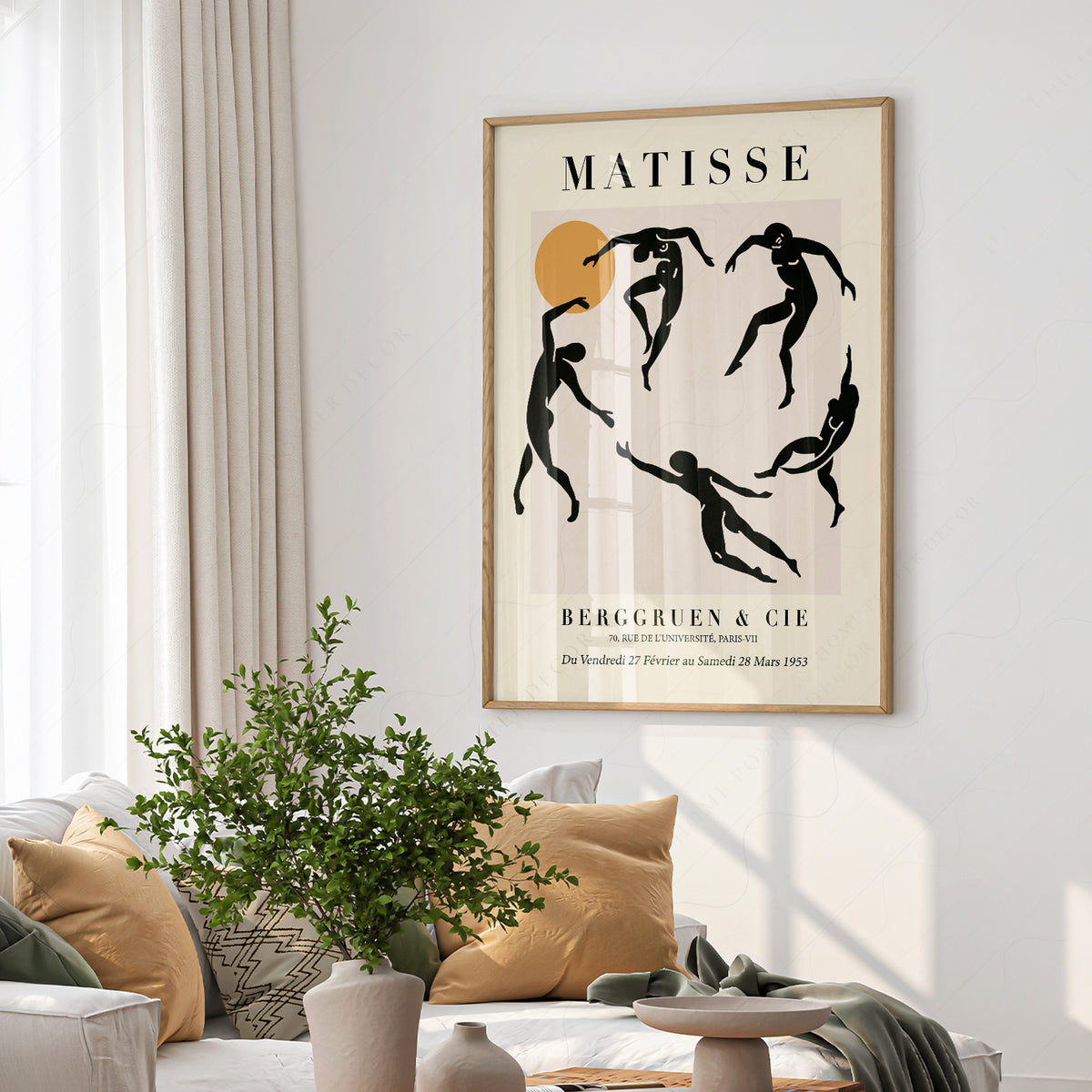 Henri Matisse Black Dancing Figures Art Print — artwork preview 6