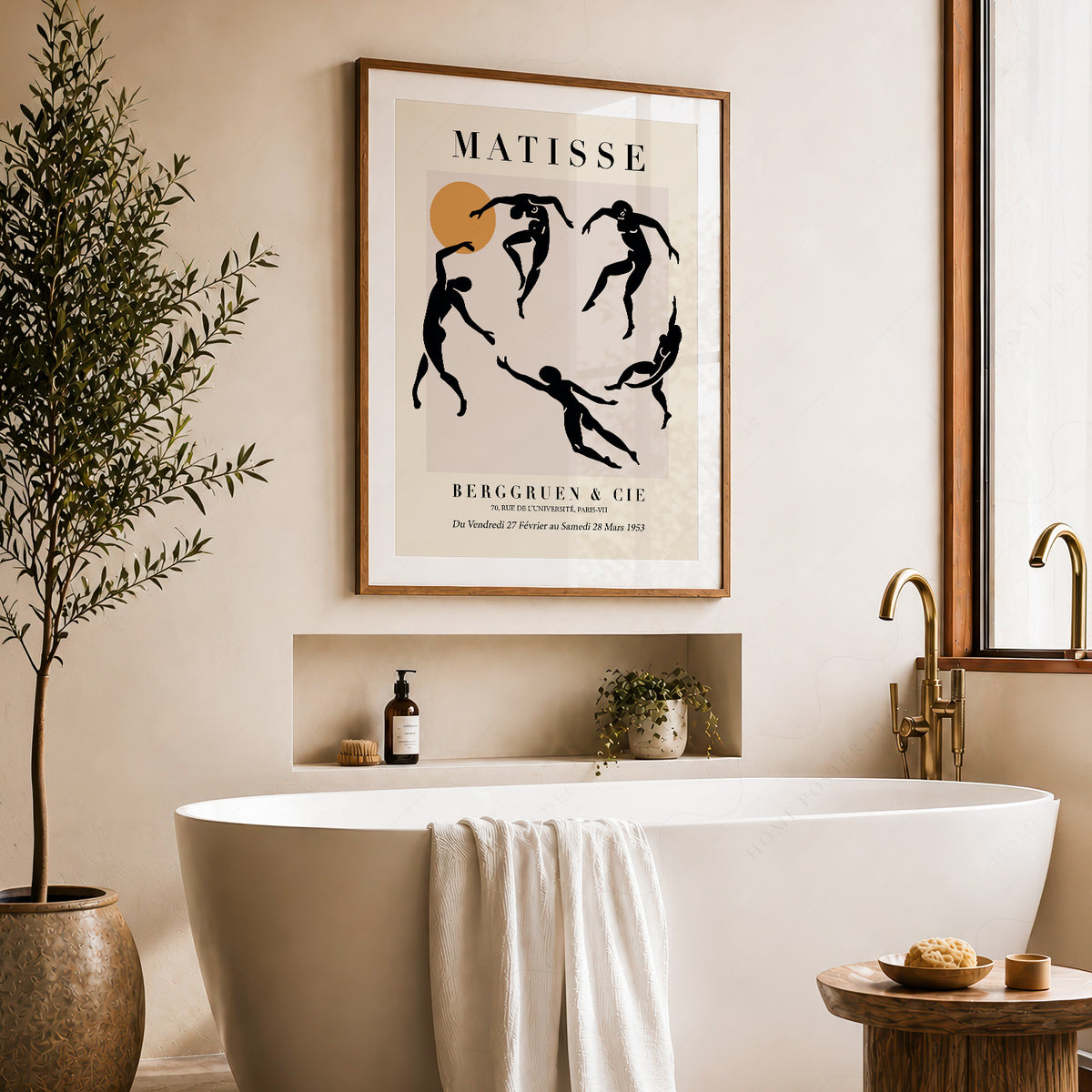 Henri Matisse Black Dancing Figures Art Print — artwork preview 22