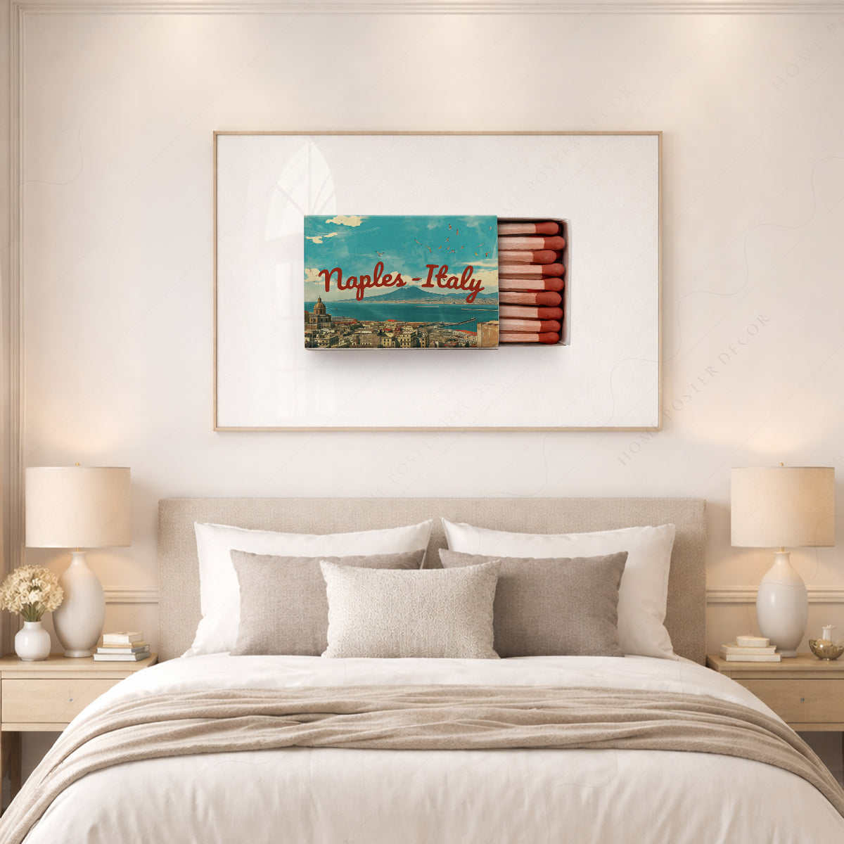Naples Italy Matchbox Art Print — artwork preview 17