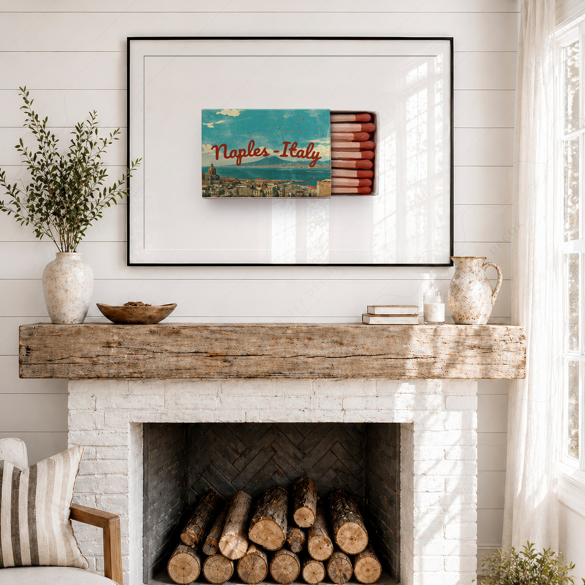 Naples Italy Matchbox Art Print — artwork preview 18