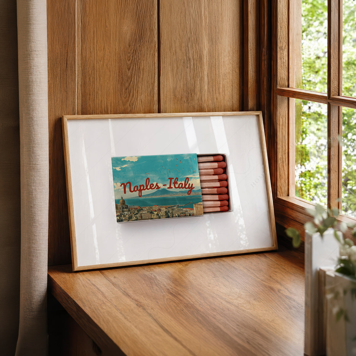 Naples Italy Matchbox Art Print — artwork preview 22