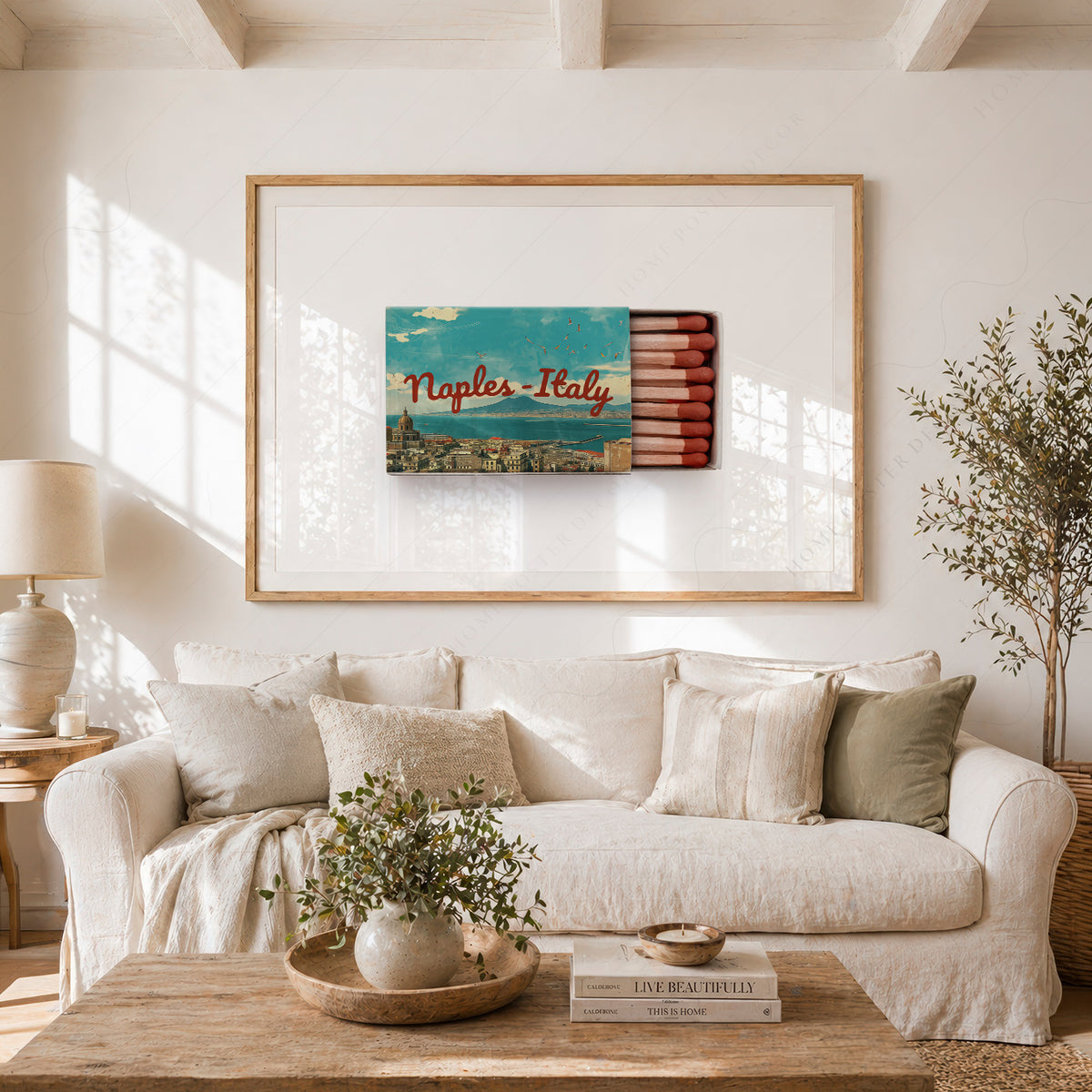 Naples Italy Matchbox Art Print — artwork preview 23