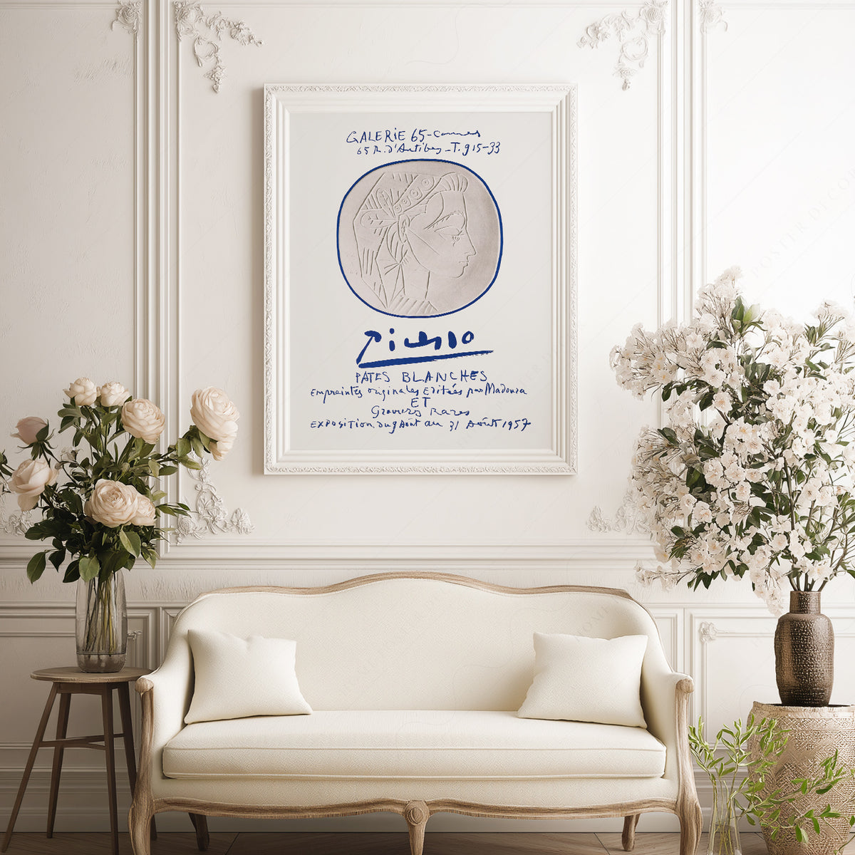 Pablo Picasso Galerie 65 Pâtes Blanches Exhibition Poster – Modern Art Print — artwork preview 17