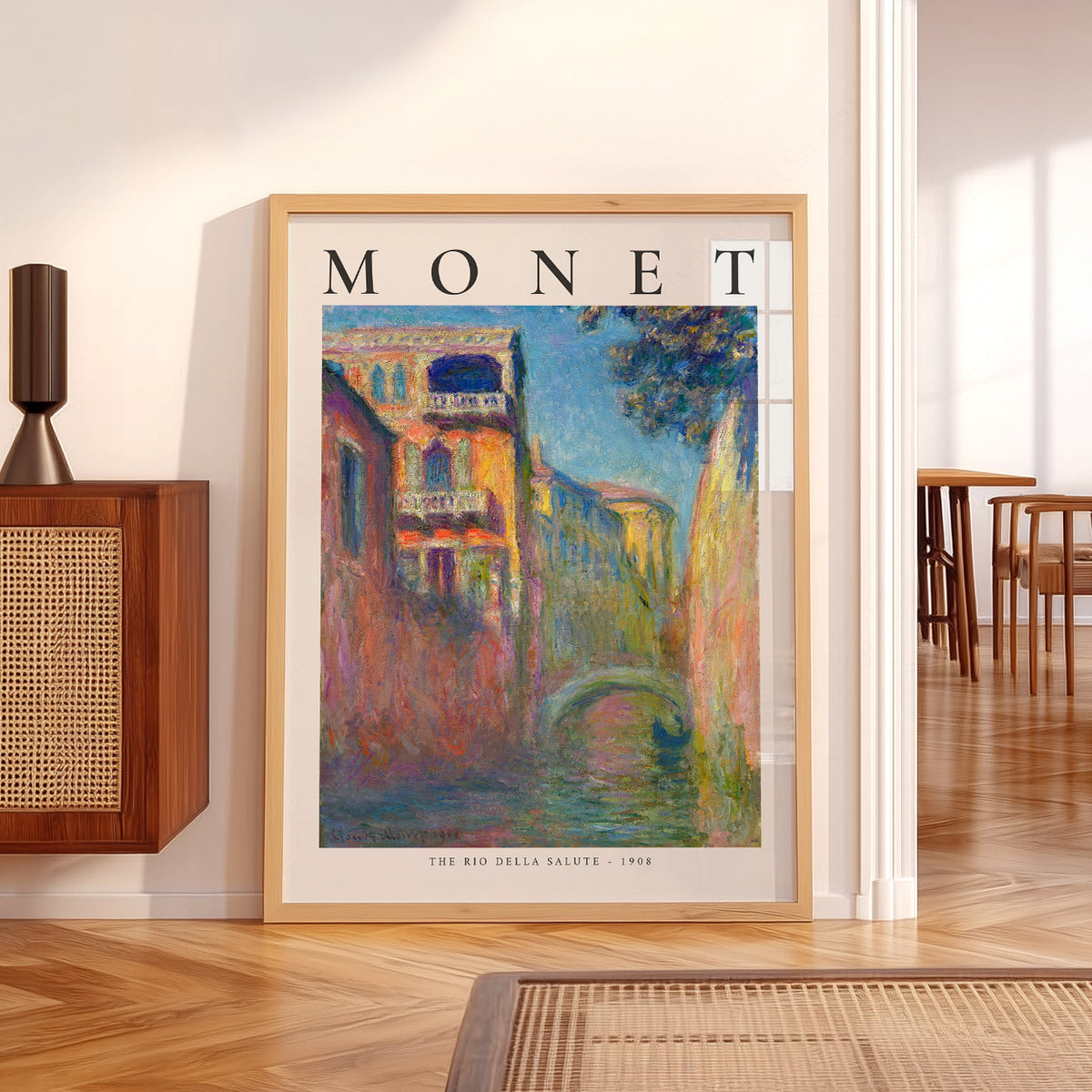 Claude Monet Rio della Salute Exhibition Poster Art Print — artwork preview 5