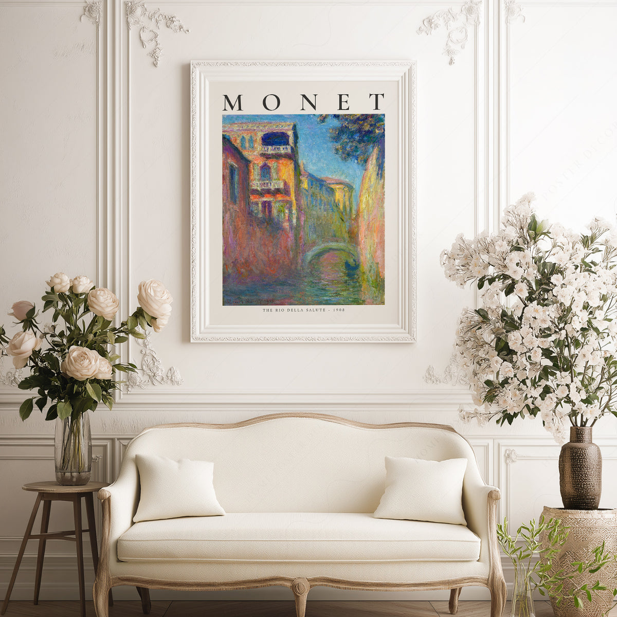 Claude Monet Rio della Salute Exhibition Poster Art Print — artwork preview 17