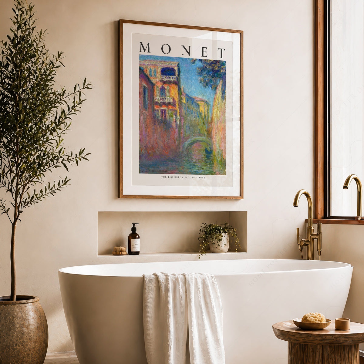 Claude Monet Rio della Salute Exhibition Poster Art Print — artwork preview 22