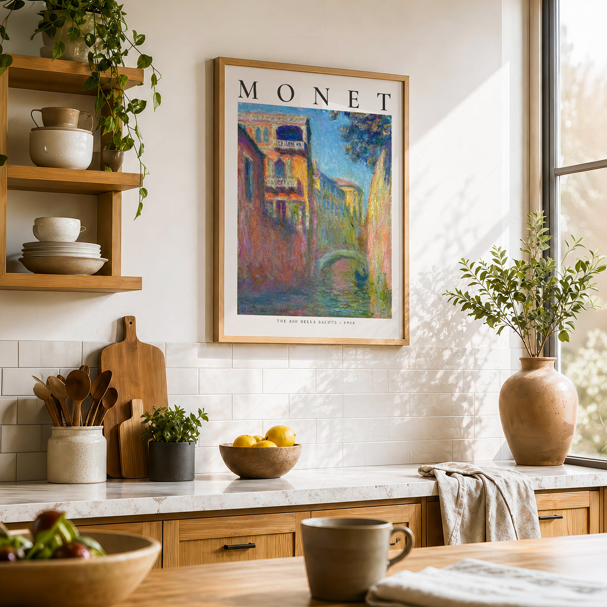 Claude Monet Rio della Salute Exhibition Poster Art Print — artwork preview 23