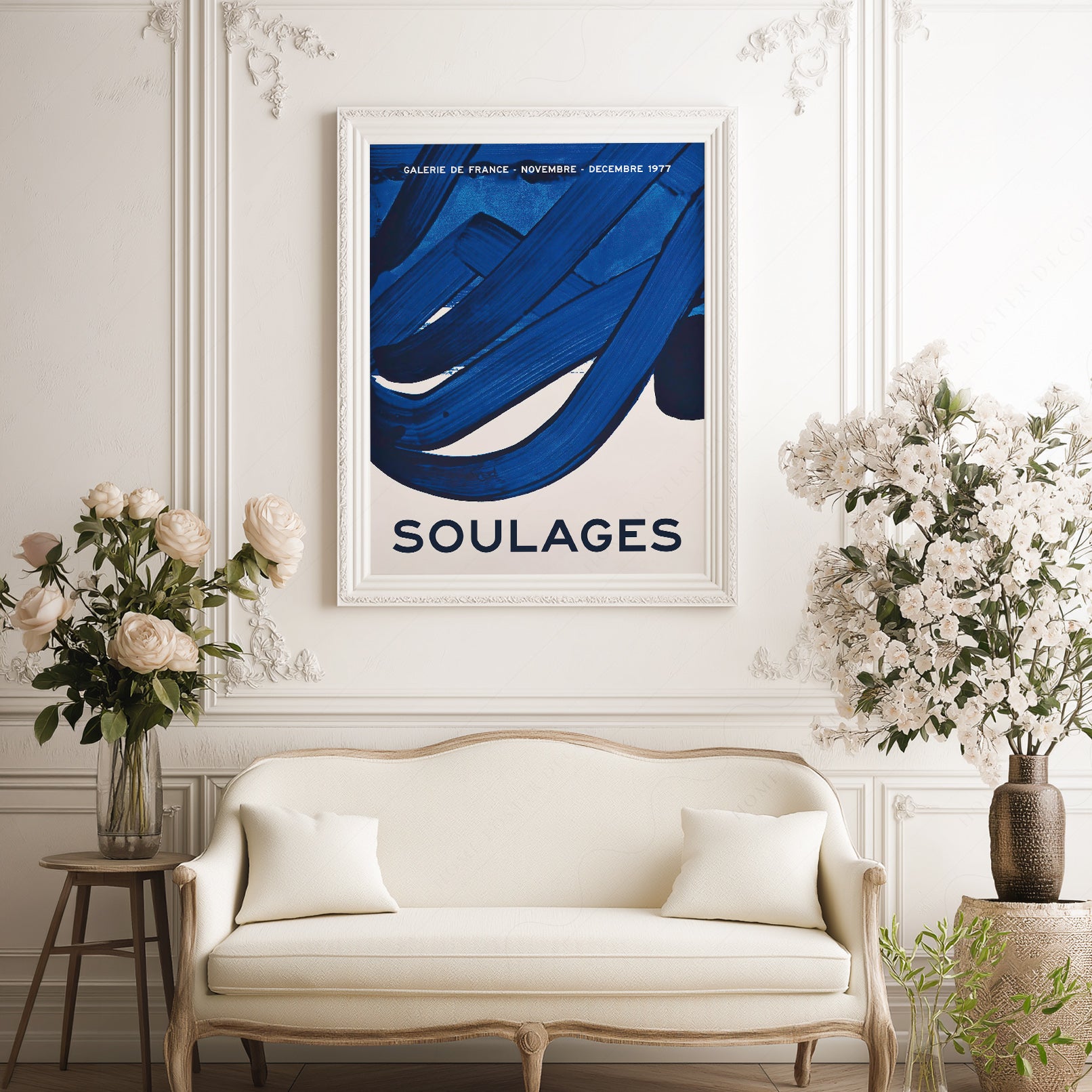 Pierre Soulages 1977 Exhibition Poster – Abstract Art | Home