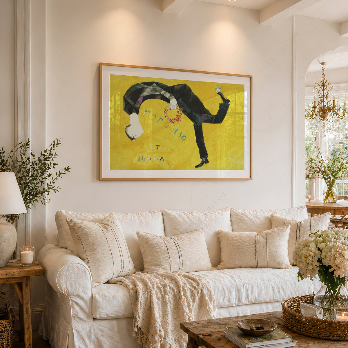 Marc Chagall Homage to Gogol Art Print — artwork preview 6