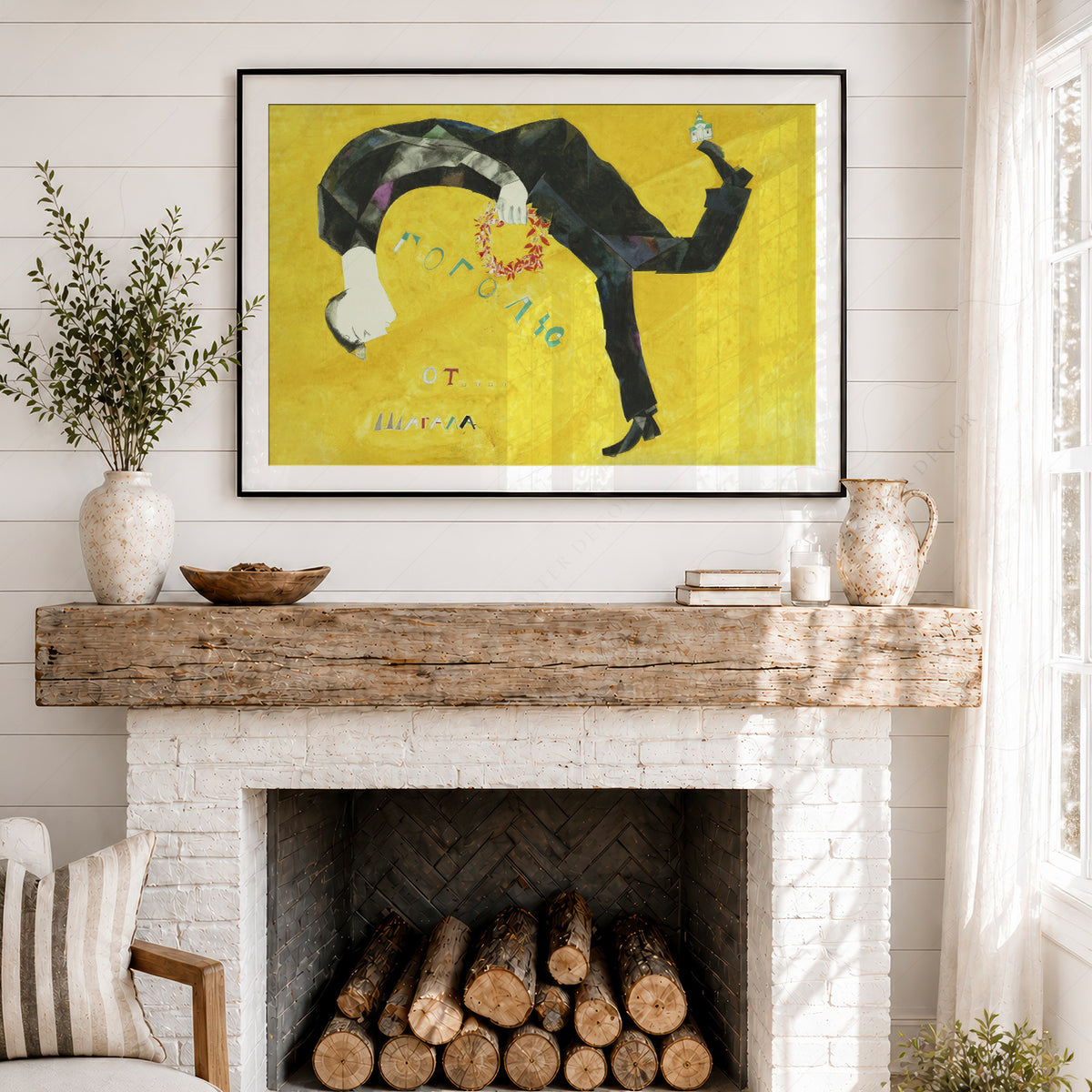 Marc Chagall Homage to Gogol Art Print — artwork preview 18