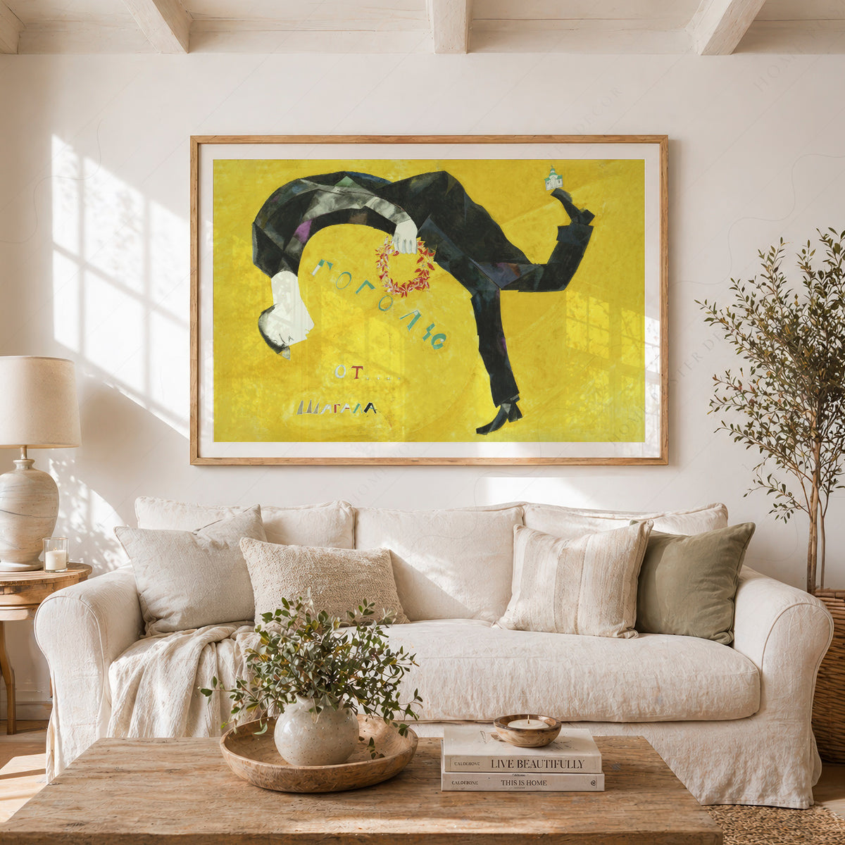 Marc Chagall Homage to Gogol Art Print — artwork preview 23