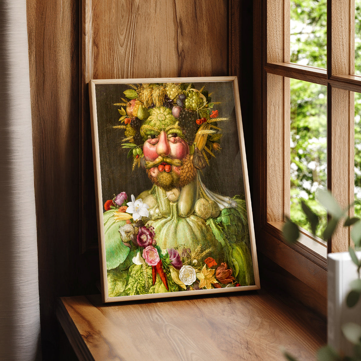 Giuseppe Arcimboldo Floral and Fruit Portrait Art Print — artwork preview 7