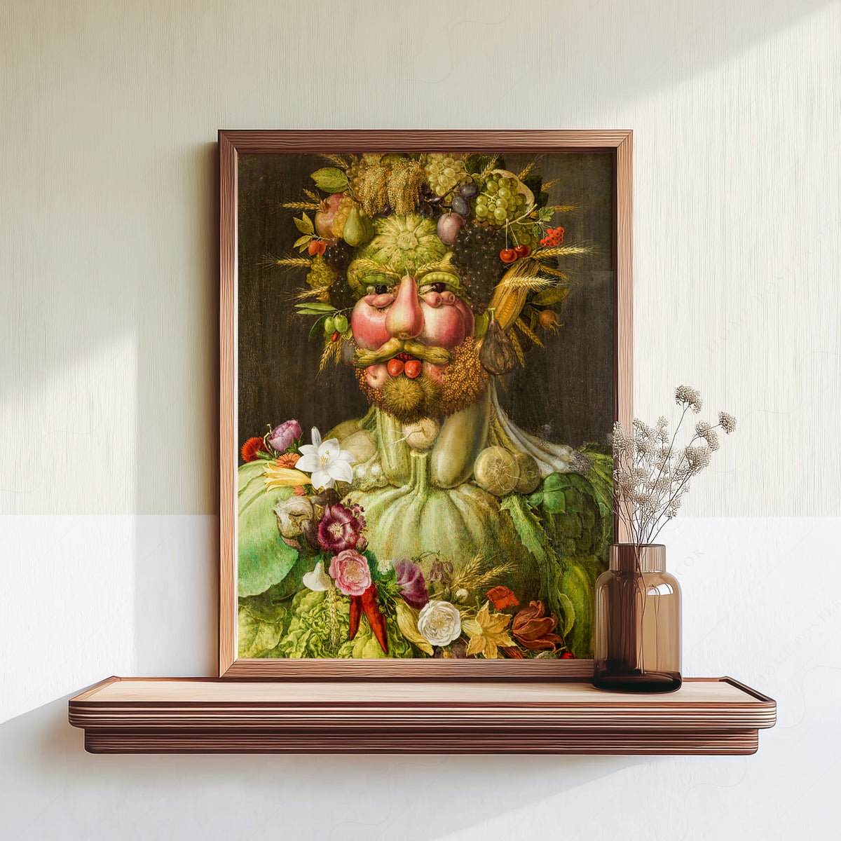 Giuseppe Arcimboldo Floral and Fruit Portrait Art Print — artwork preview 18