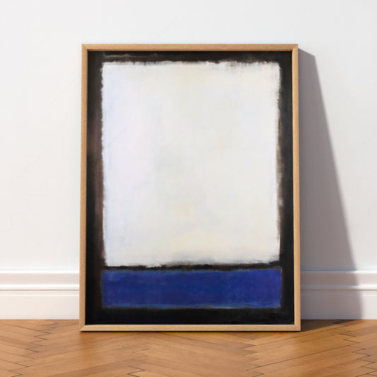 Mark Rothko Untitled Blue and White Art Print – Abstract Expressionism — artwork preview 2