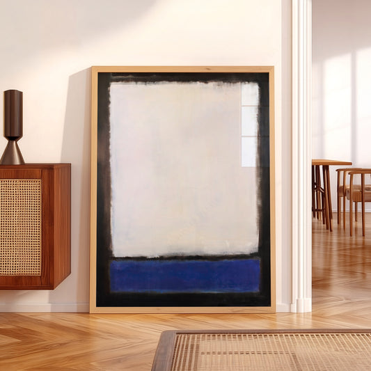 Mark Rothko Untitled Blue and White Art Print – Abstract Expressionism — artwork preview 5