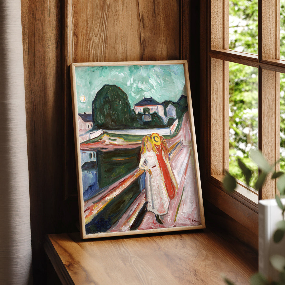 Edvard Munch Girls on the Pier Art Print — artwork preview 7
