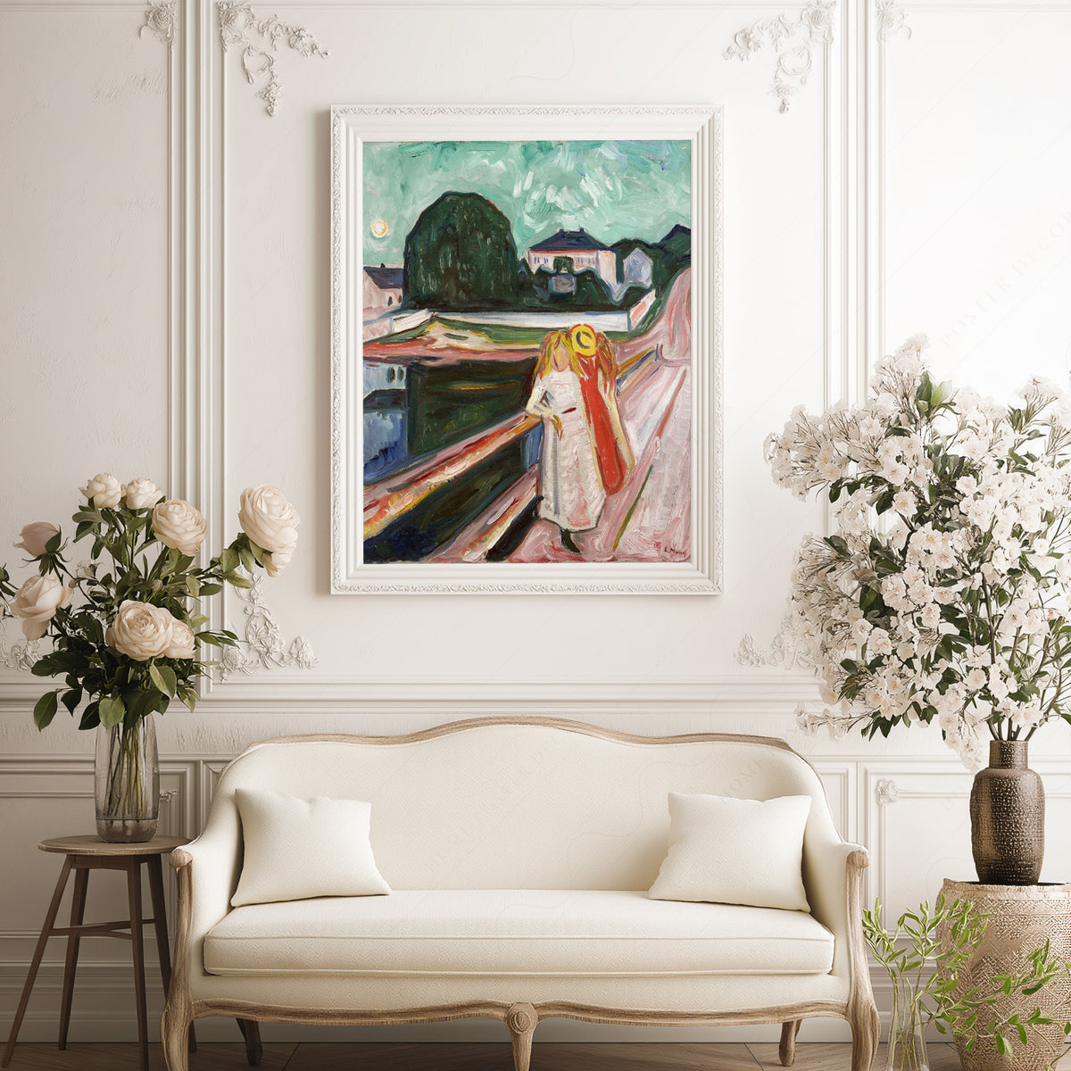 Edvard Munch Girls on the Pier Art Print — artwork preview 17