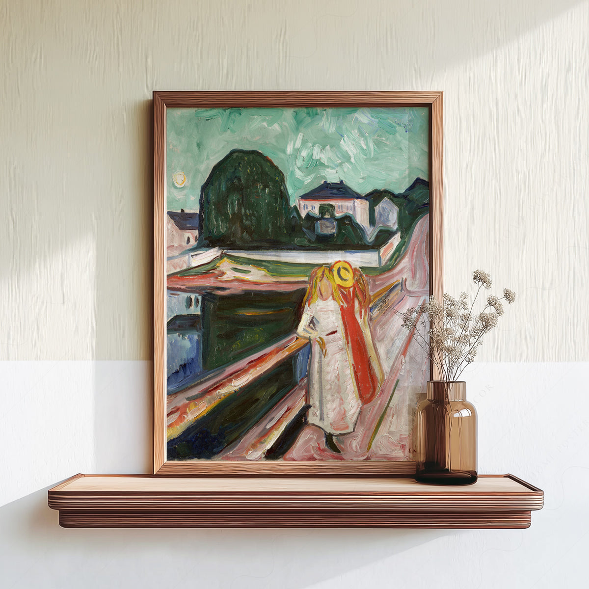 Edvard Munch Girls on the Pier Art Print — artwork preview 18